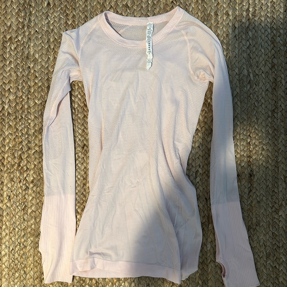 lululemon athletica Pink Long Sleeve Top